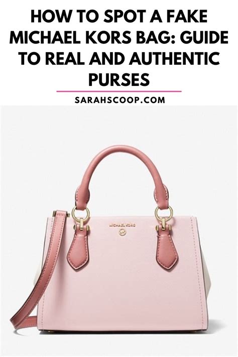 how can you spot a fake michael kors purse|authentic michael kors purse.